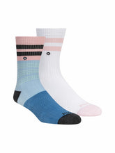 Hurley | Extended Terry Crew Socks (2 Pack) - Blue