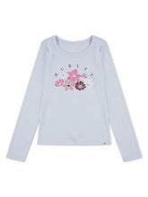Hurley For Sale | Girls' Floral Tee - Moonstone Blue