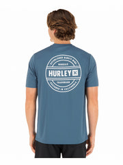 Hurley Discount | Hybrid UPF Short Sleeve - Grey Teal