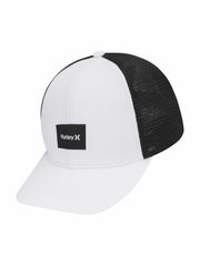 Hurley Discount | Warner Adjustable Trucker Hat - White/Black