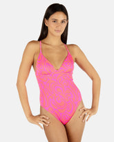 Hurley For Sale | Trip Hop Moderate One Piece - Maraschino