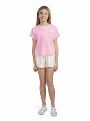 Hurley On Sale | Girls' French Terry Short - Pale Ivory / Multi