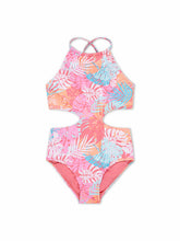 Hurley | Girls' Halter Monokini - Sunset Coral/ Multi