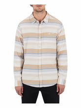 Hurley | Portland Stripe Stretch Flannel Long Sleeve - White