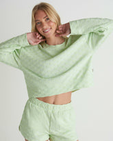 Hurley Discount | Venice Terry Boxy Crew Sweatshirt - Spray