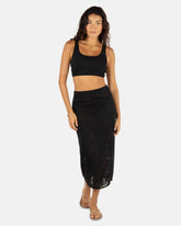 Hurley Onsale | Ulu Leaf Midi Skirt - Black