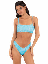 Hurley On Sale | Hoku Mini Rib Bandeau Top - Surf Blue