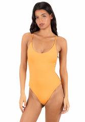 Hurley Discount | Solid Moderate One Piece - Maui Mango