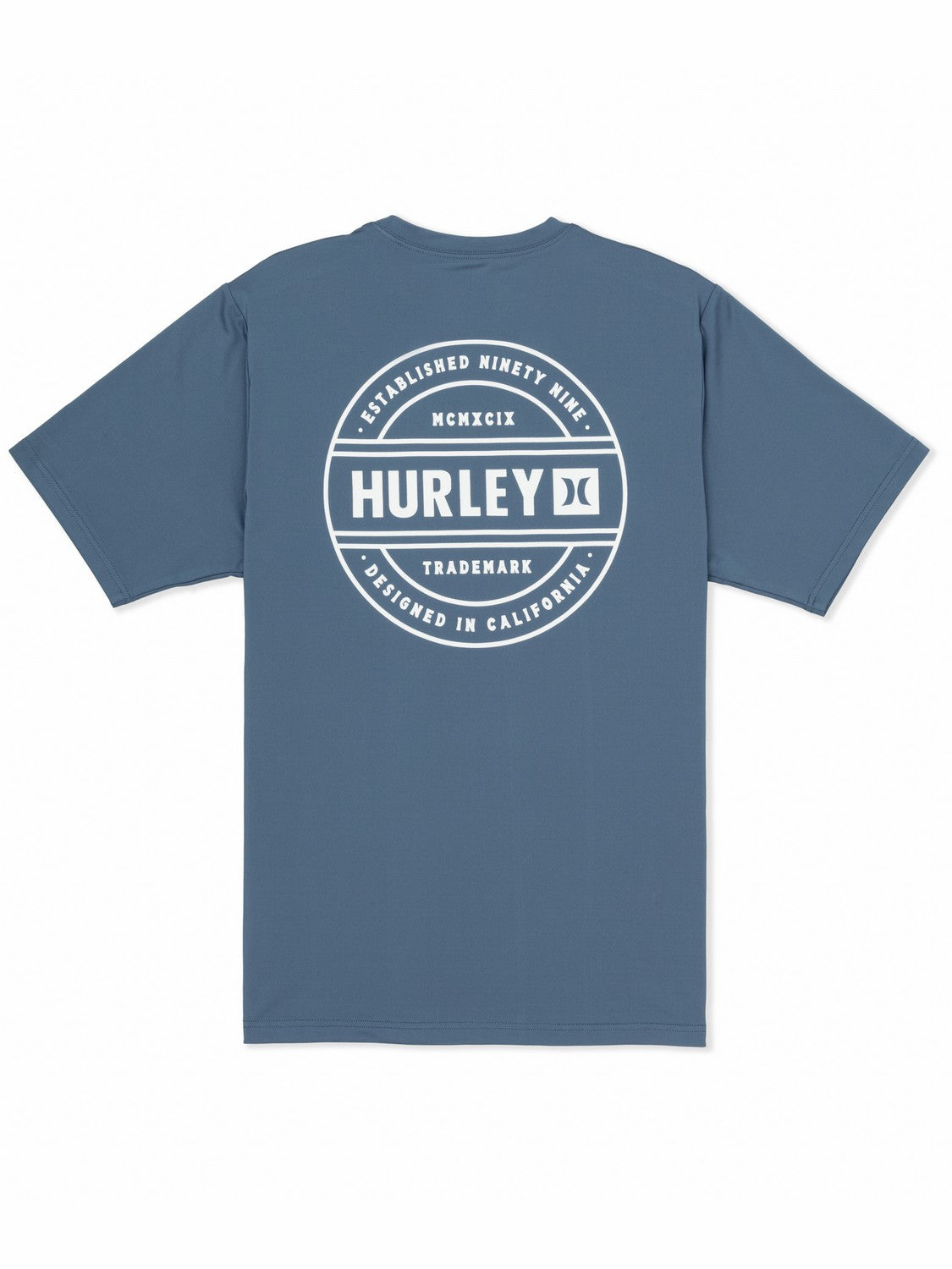 Hurley Discount | Hybrid UPF Short Sleeve - Grey Teal