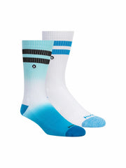 Hurley Onsale | Extended Terry Crew Socks (2 Pack) - Blue