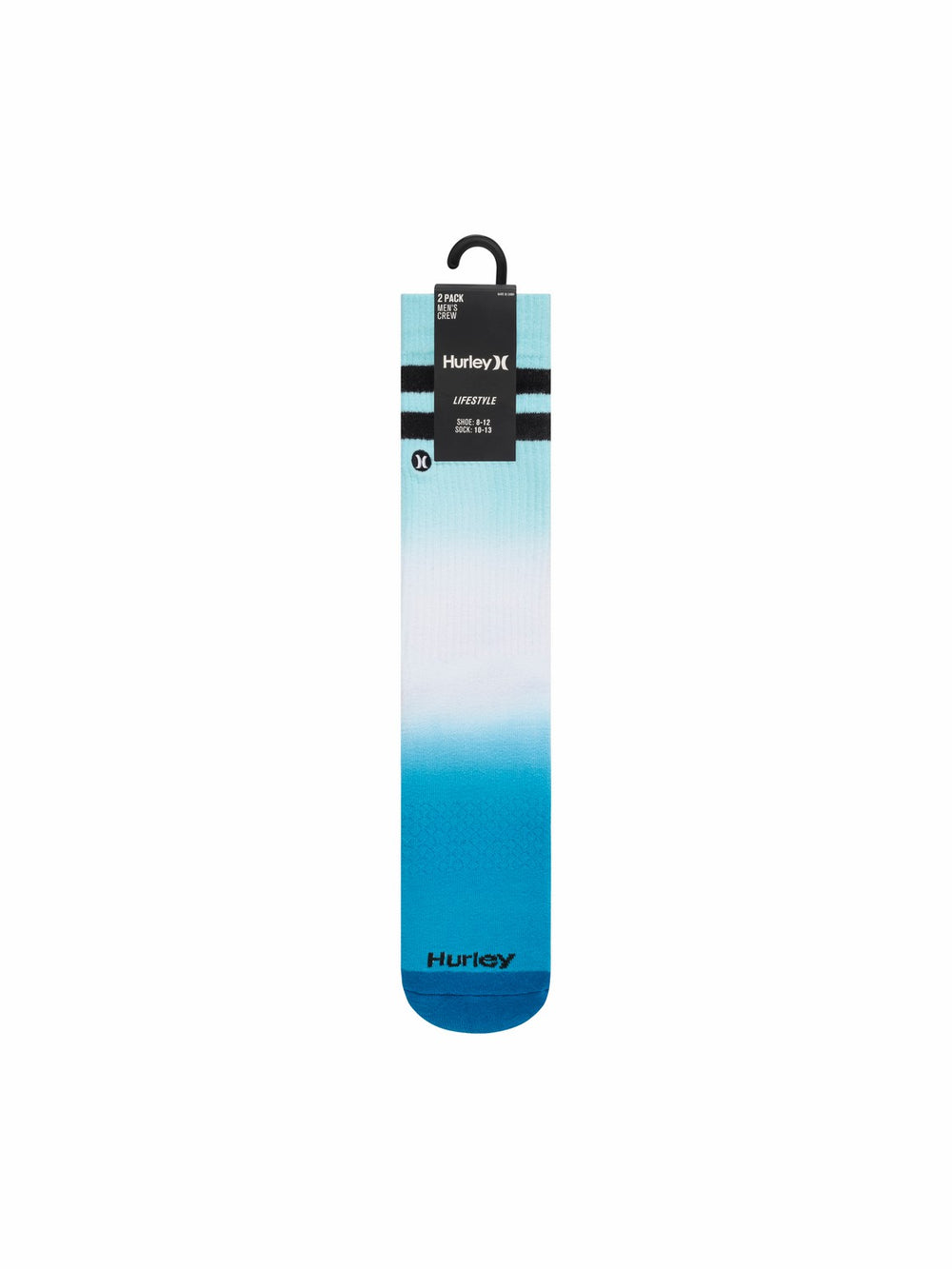 Hurley Onsale | Extended Terry Crew Socks (2 Pack) - Blue