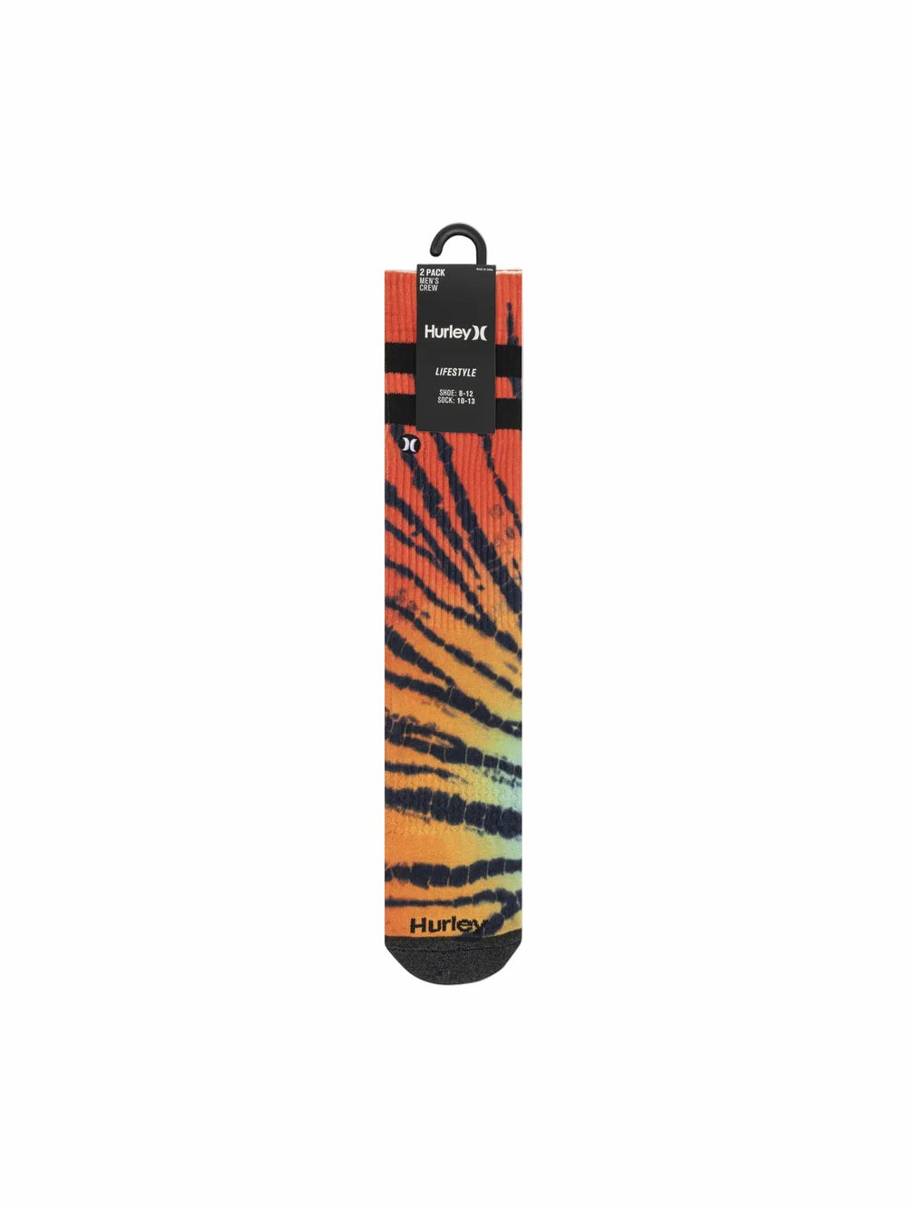 Hurley On Sale | Extended Terry Crew Socks (2 Pack) - Orange