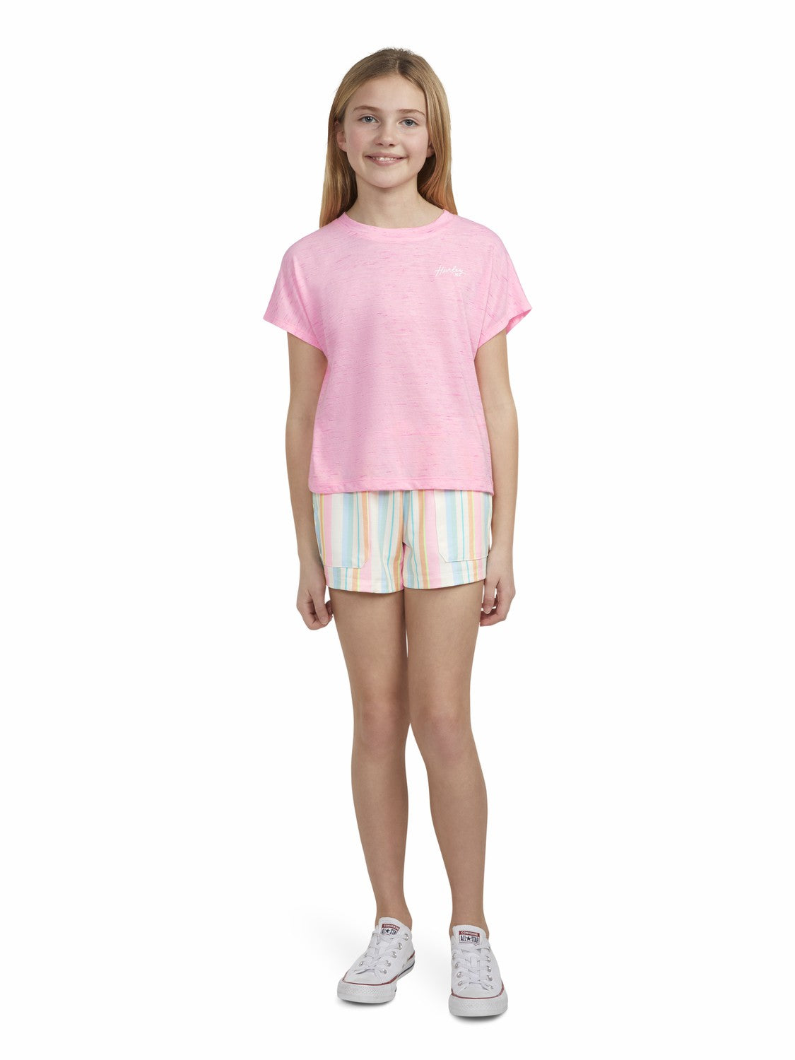 Hurley On Sale | Girls' French Terry Short - Pale Ivory / Multi
