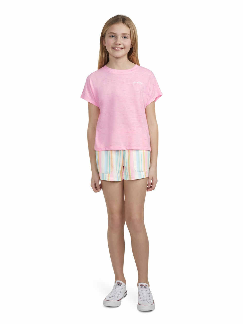 Hurley On Sale | Girls' French Terry Short - Pale Ivory / Multi