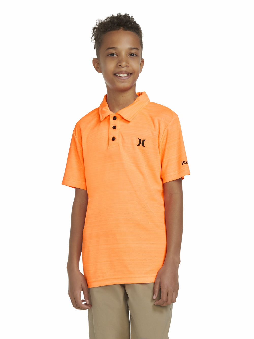 Hurley Onsale | Boys' H2O-Dri Belmont Polo - Bright Mango Heather