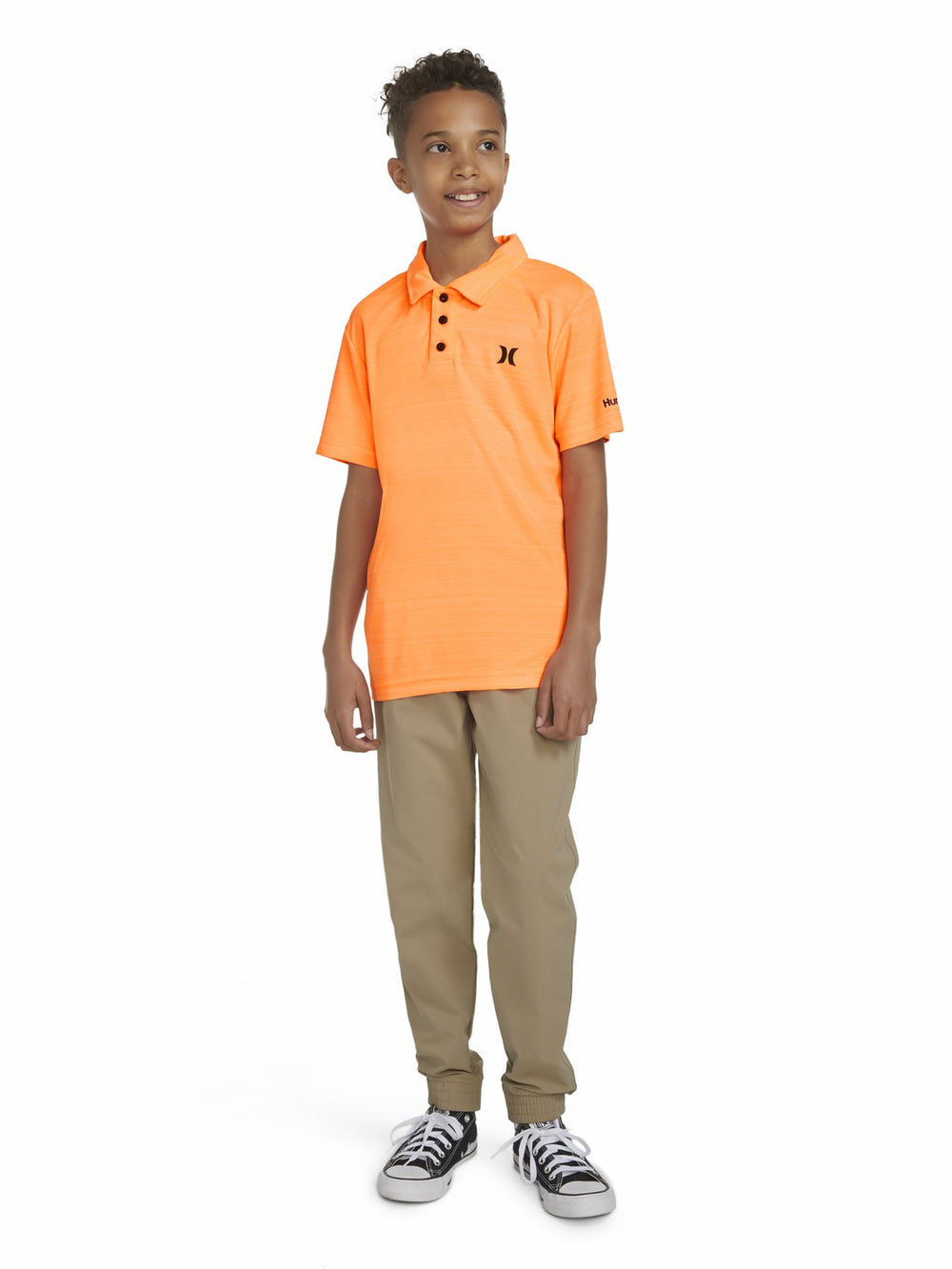 Hurley Onsale | Boys' H2O-Dri Belmont Polo - Bright Mango Heather