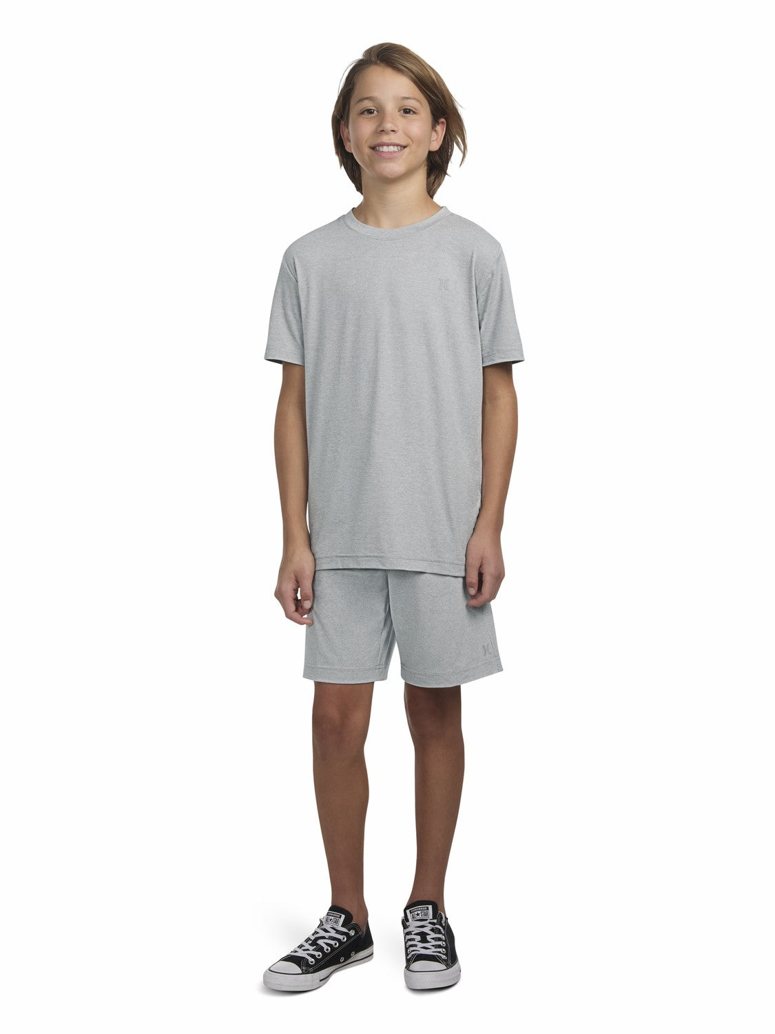 Hurley | Boys' H2O-Dri Sunset Knit Short - Dark Grey Heather