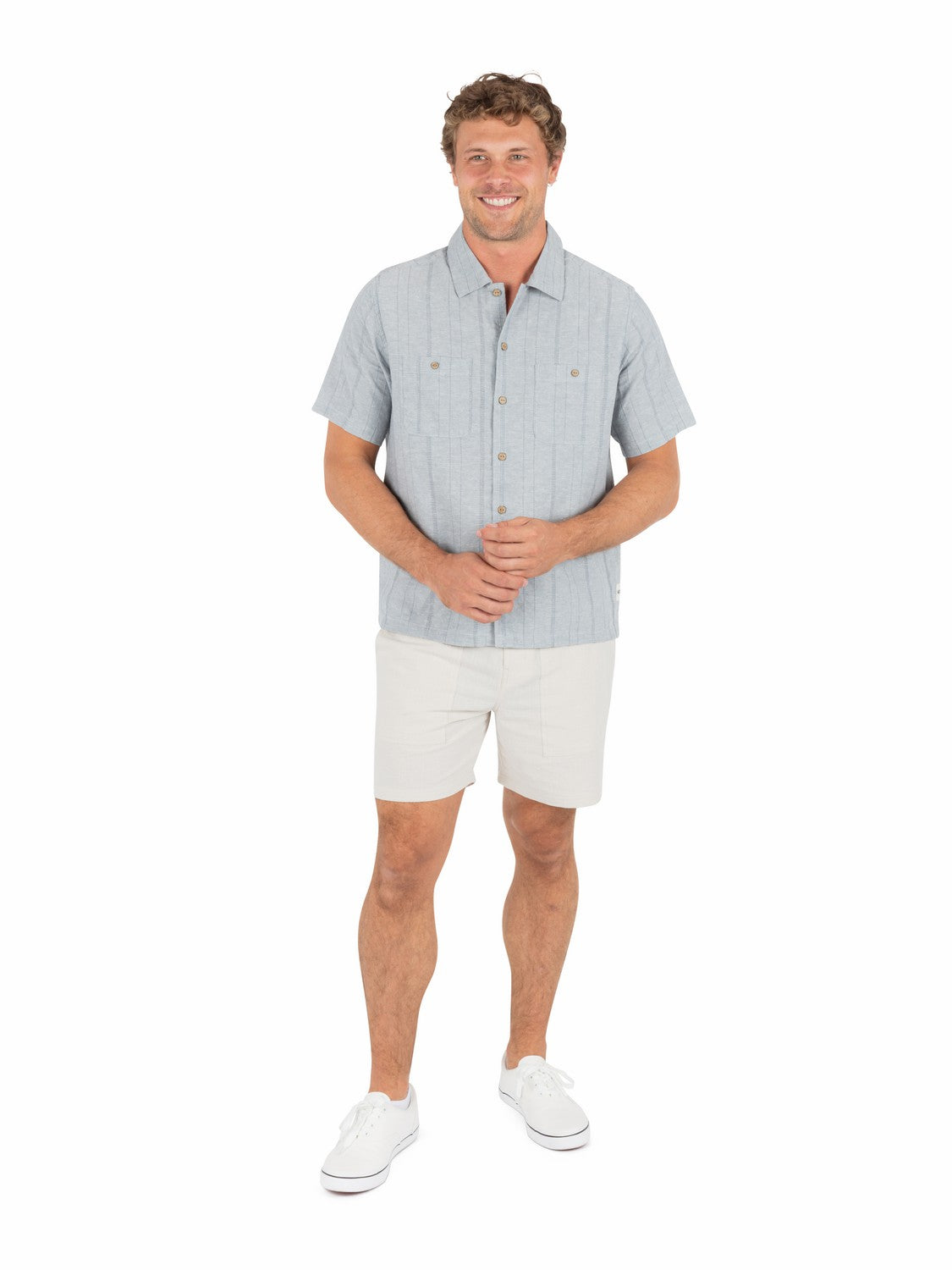 Hurley On Sale | Hemp Malibu Short Sleeve - Worker Blue