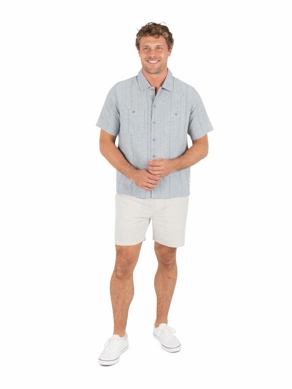 Hurley On Sale | Hemp Malibu Short Sleeve - Worker Blue
