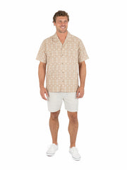 Hurley Discount | Dogpatch Camp Short Sleeve - Bristlecone