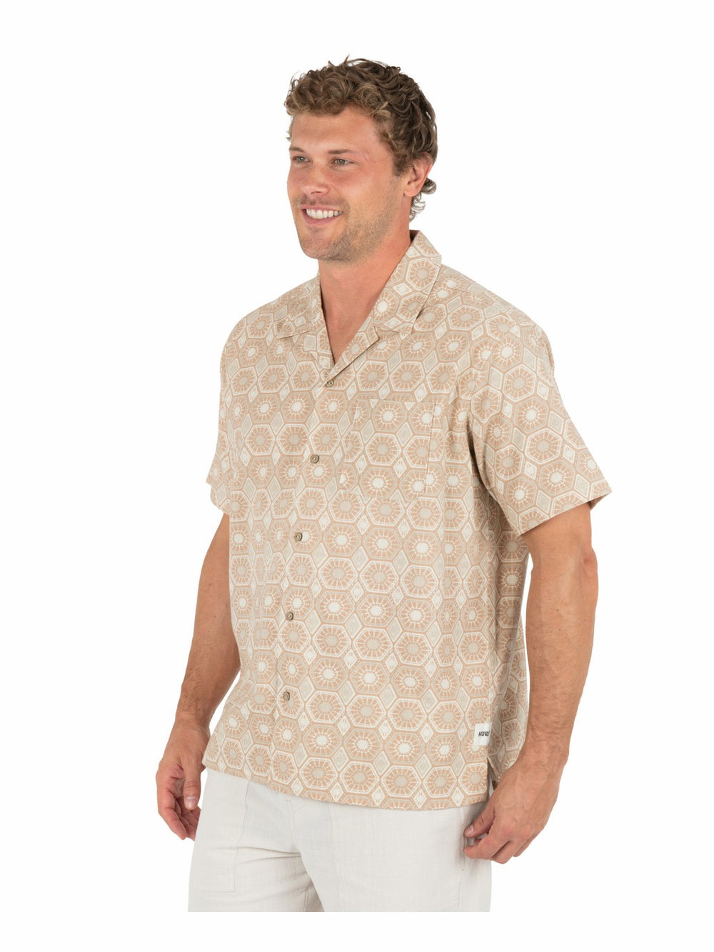Hurley Discount | Dogpatch Camp Short Sleeve - Bristlecone