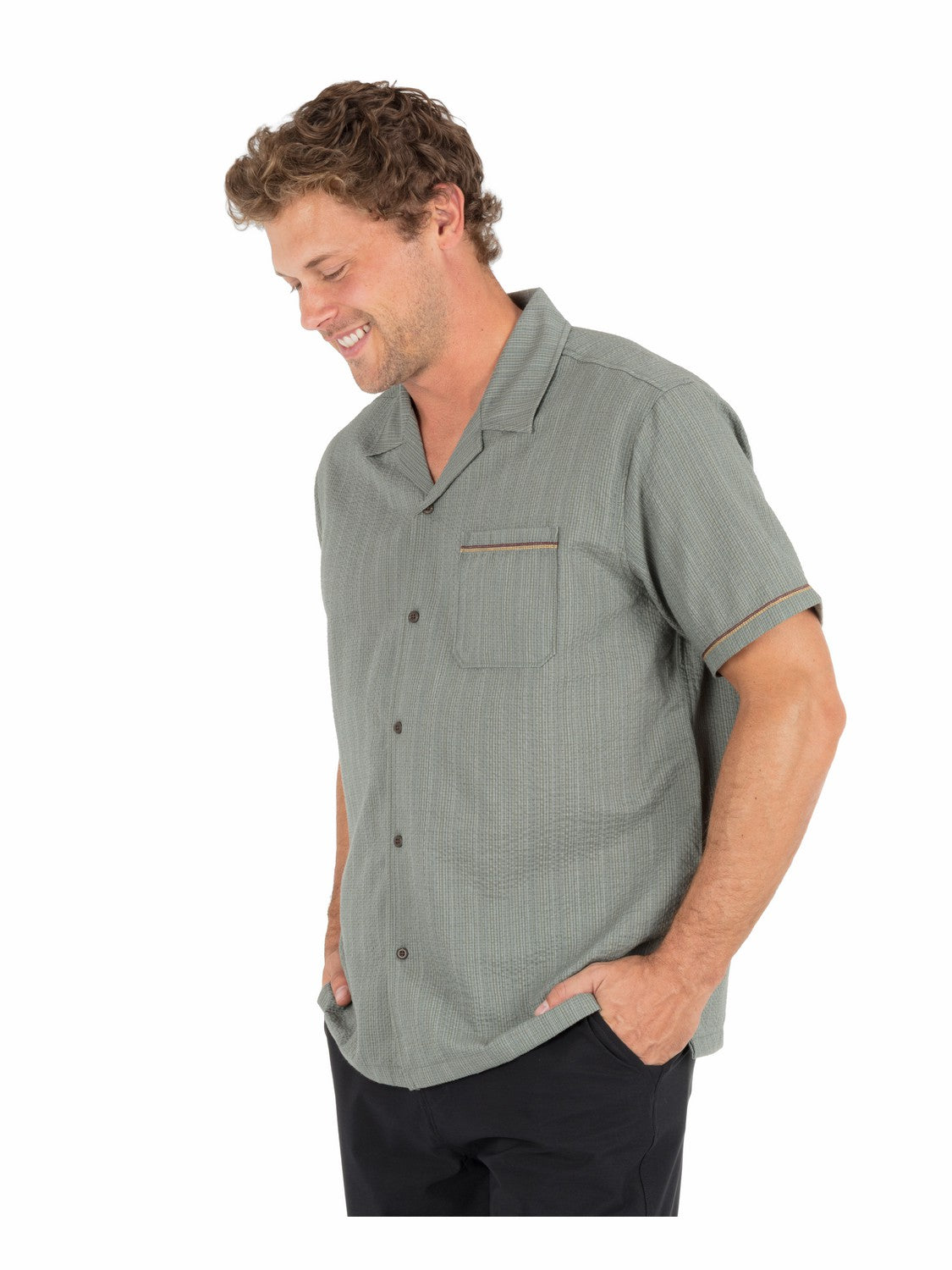 Hurley For Sale | Lay Day Camp Short Sleeve - Army