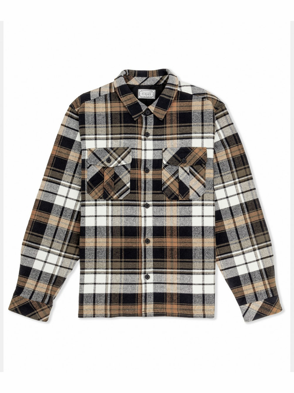Hurley | Santa Cruz Seaside Flannel Long Sleeve - Black