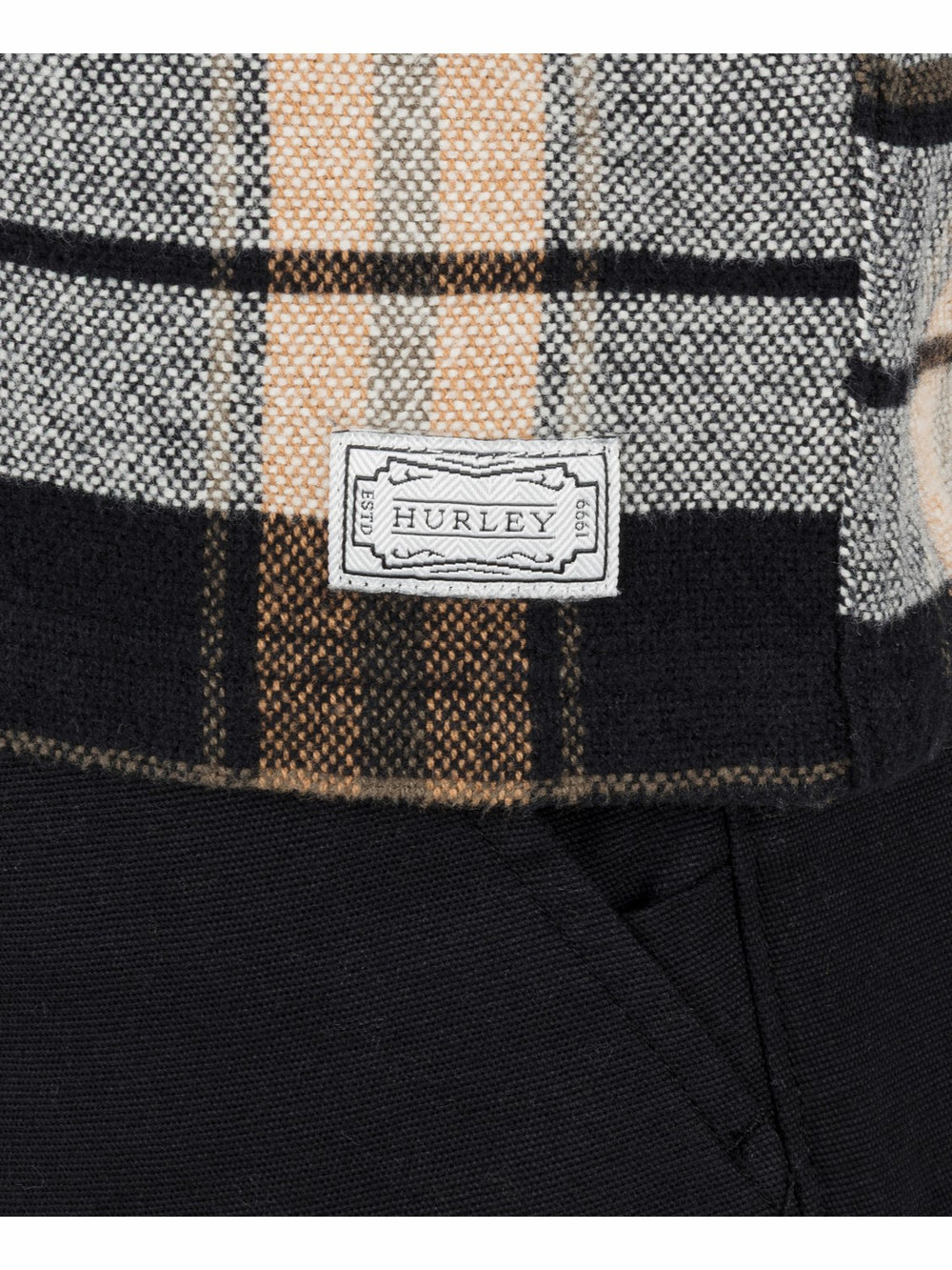 Hurley | Santa Cruz Seaside Flannel Long Sleeve - Black