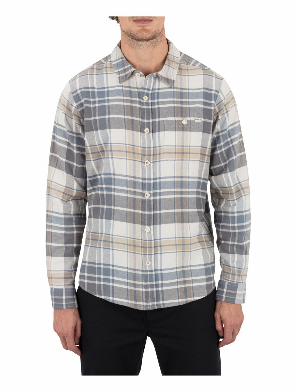Hurley Onsale | Portland Stretch Flannel Long Sleeve - Bone