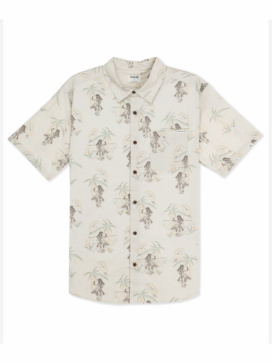Hurley Discount | Lido Stretch Short Sleeve - Bone 2
