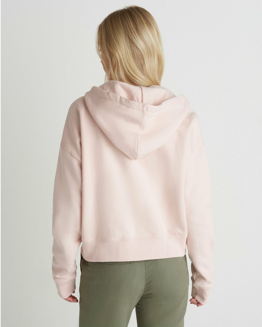 Hurley | Shell Yeah Crop Zip Hoodie - Seashell Pink