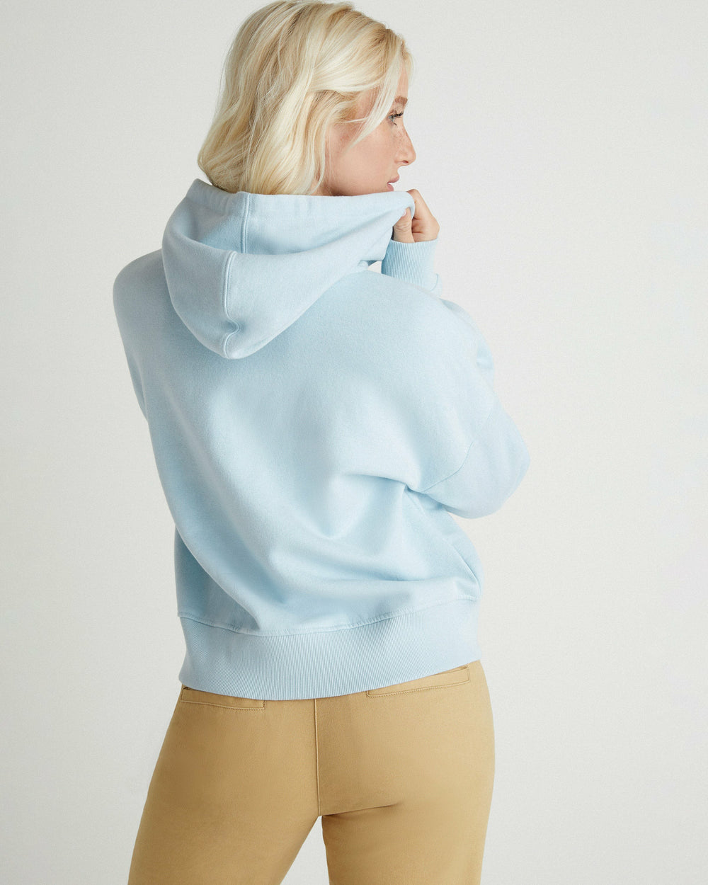 Hurley Discount | Coastline Crop Zip Hoodie - Skyway