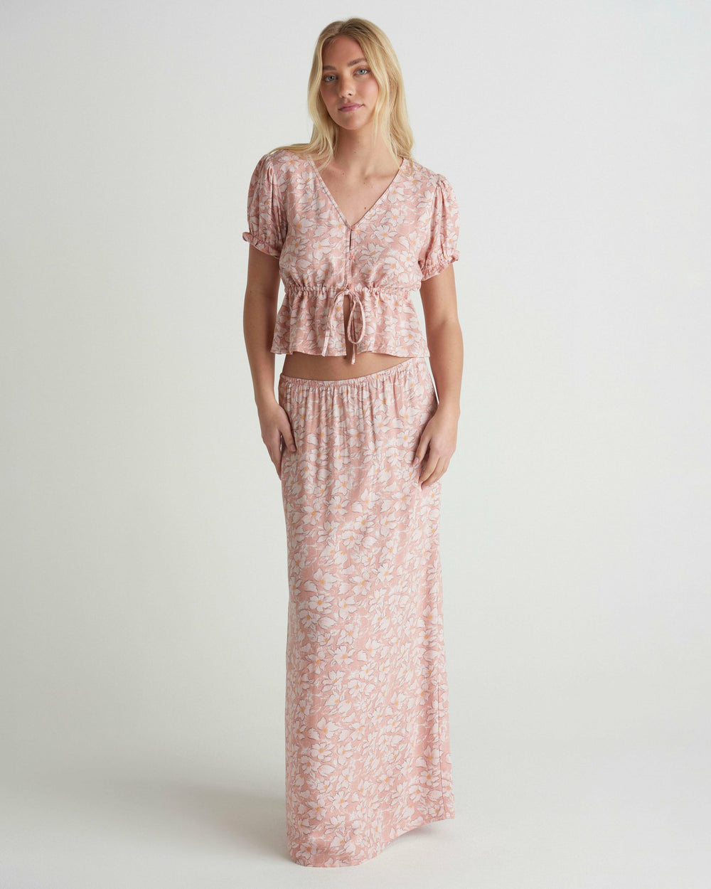 Hurley Onsale | Beachcomber Maxi Skirt - Rose Tan