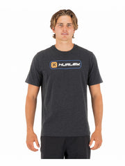 Hurley | Inlined Slub Short Sleeve - Black Heather
